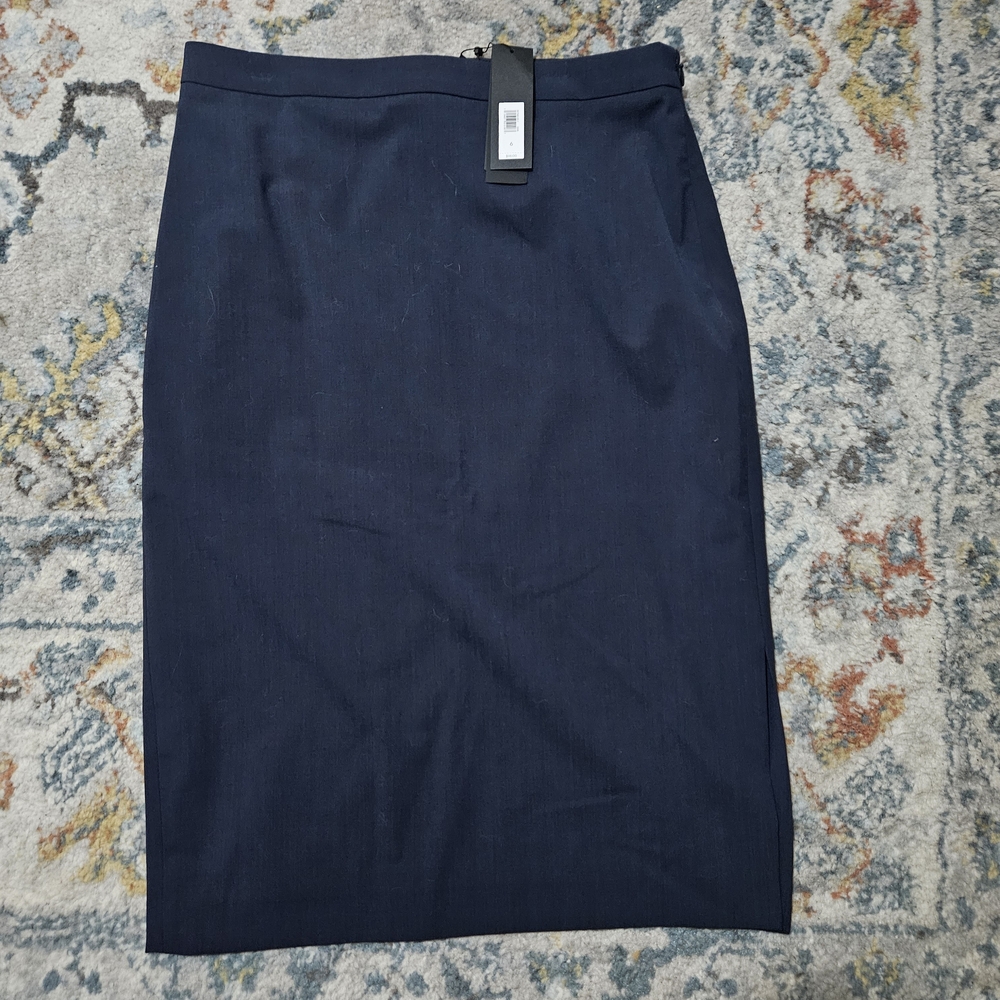 Banana Republic Dark Blue Pencil Skirt